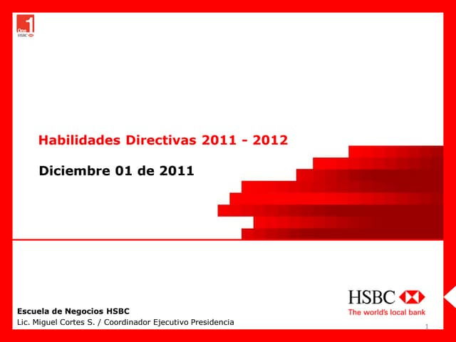 HSBC  Habilidades Directivas 2011   2012