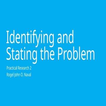 Writing a Research Title in Practical Research 2 | PPTX