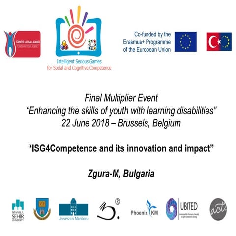 Event “Enhancing the skills of youth with learning disabilities” on 22 June 2...