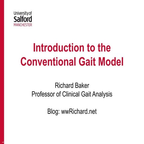 2 introduction to the conventional gait model