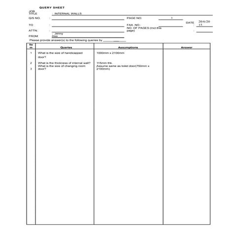 SMM7 Bill of Quantities | PDF