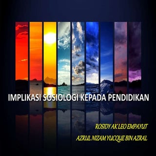 pendidikan sosiologi