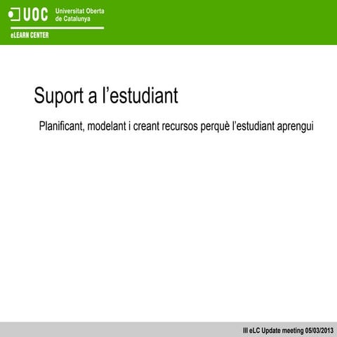 Presentació ITOL. III Jornada de Membres eLC. 5 març 2013