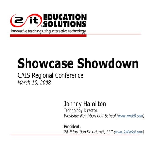 2it Smart Board Training #2 System Showdown | PPT