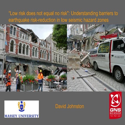 Response and Recovery Lessons from the 2010-2011 Earthquake Sequence in ...