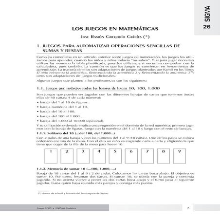 2 juegos matematicas