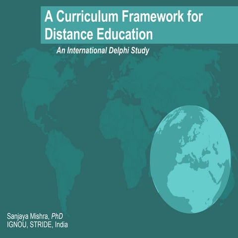 Curriculum Framework for Distance, Open and Online Learning