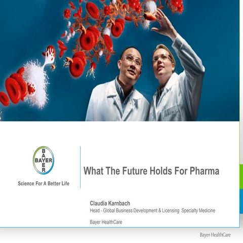 GetPersonalized! Pharma's perspective on the future, Claudia Karnbach