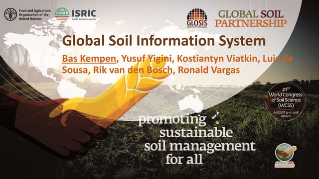 GLOSIS vision | GSP Soil Data Facility, ISRIC - Bas Kempen