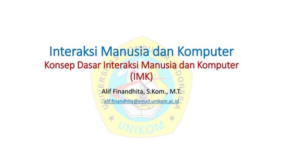 Topik Materi UI-UX untuk Perkuliahan di Kampus | PPT