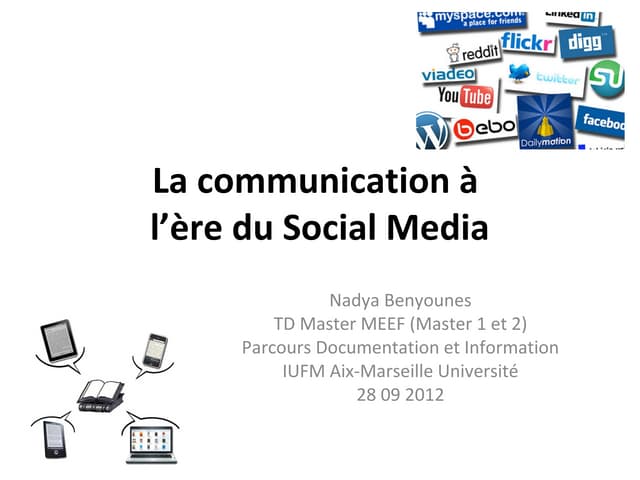 La communication à l'ère du Social ...
