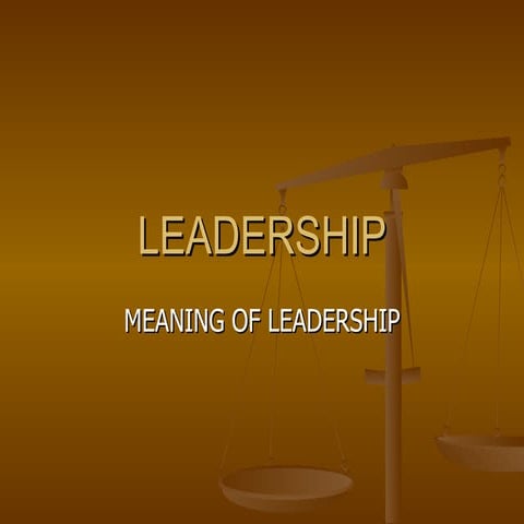leadership
