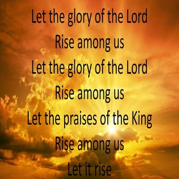 Let It Rise | PPTX