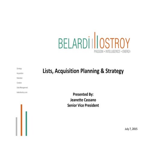 DM101: Lists (Belardi Ostroy)