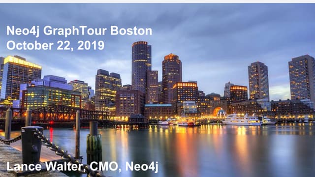 GraphTour Boston - State of the State:  Database Market