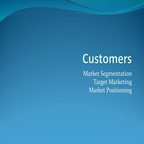 2 market segmentation