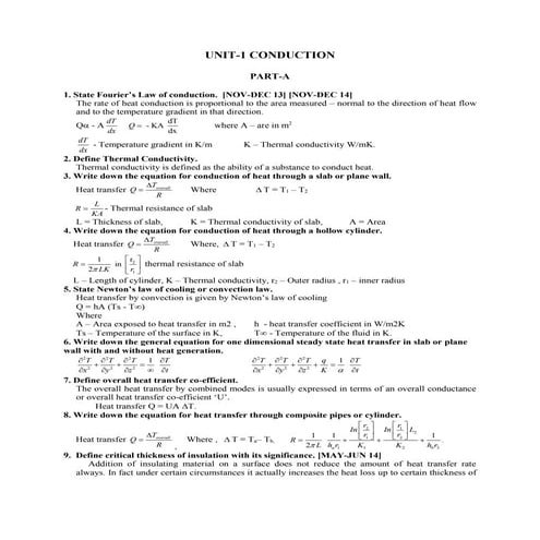 2 marks   heat and mass transfer