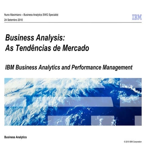Business Analisis: As tendências de mercado