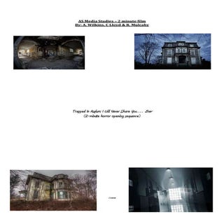 Trapped In Asylum - Description Sheets