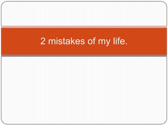Thinking of all the failures i came across | PPTX