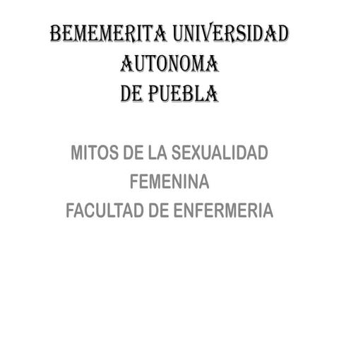 2mitos de la sexualidad femenina PPT