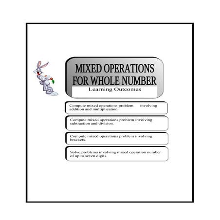 Mixed Operations