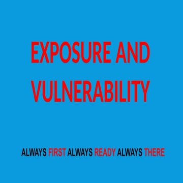 2 Module II Exposure and Vulnerability2.pptx