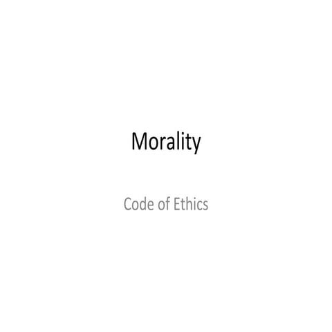 2 morality