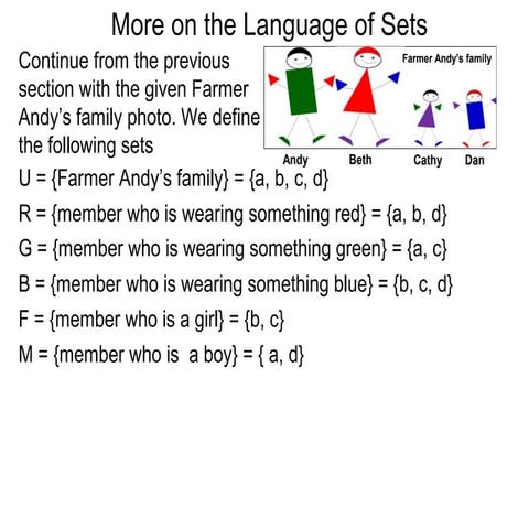 72 more on sets and logic