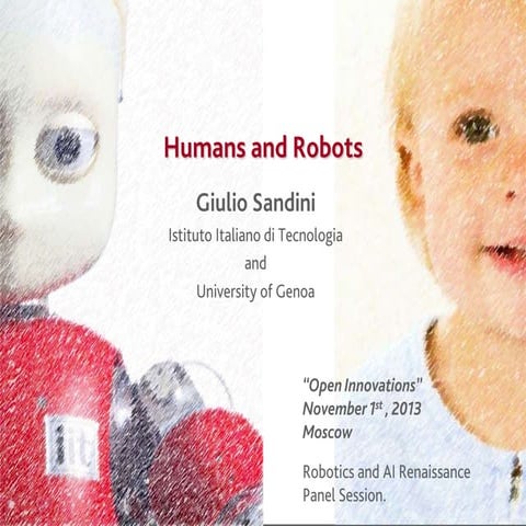 Giuliano Sandini. Robotics and AI
