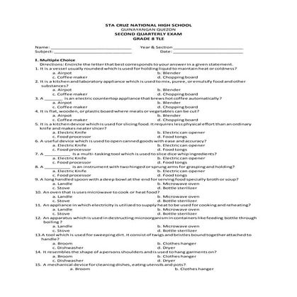 2nd periodical-examination-tle-160414070013