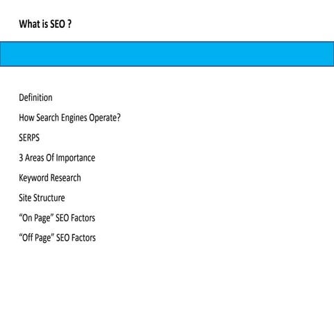 What is SEO and how does it work? .pptx