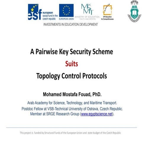 A Pairwise Key Security Scheme  Suits  Topology Control Protocols, 2nd afro e...
