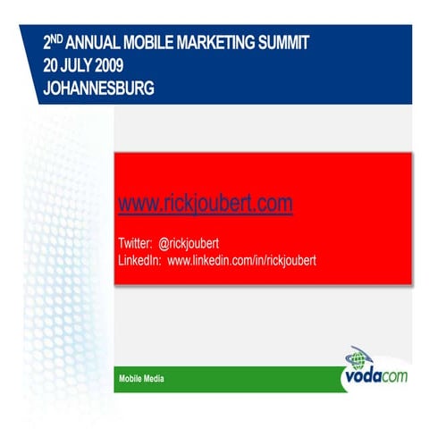 2nd Annual Mobile Marketing Summit