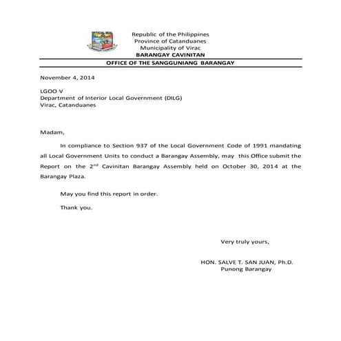 2nd assmbly report final