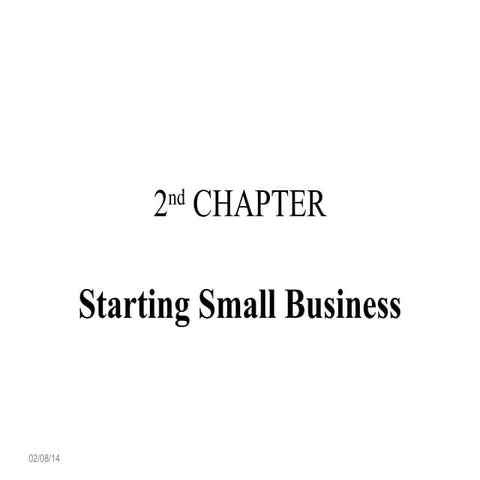 2nd chapter Small Scale Enterprises(part 1)