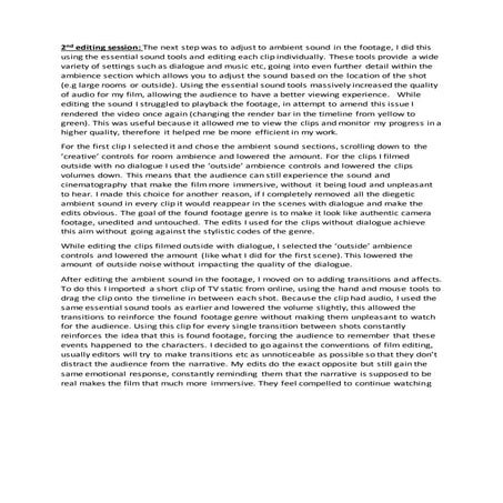 2nd editing sessionn