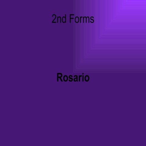 2nd Forms