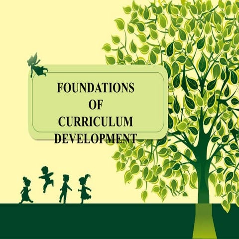foundations of curriculum