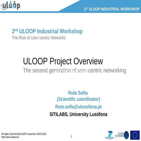 ULOOP Second industrial workshop overview