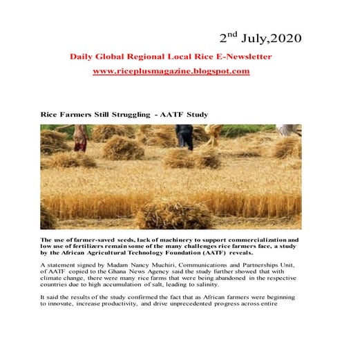 2nd july,2020 daily global regional local rice e newsletter (2)
