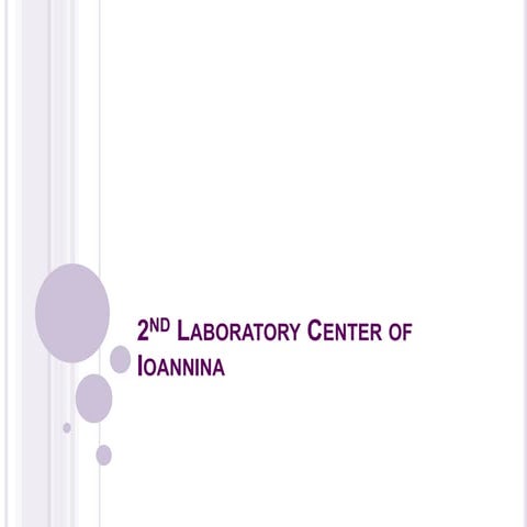 2nd laboratory center of ioannina