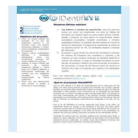 IDEYE Newsletter 2 ES