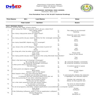 2nd periodical test in tle 10
