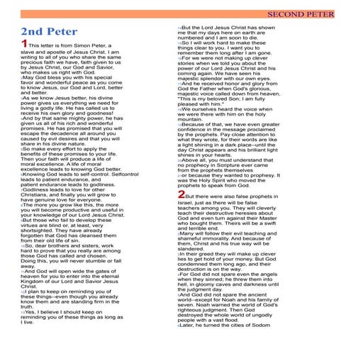 2nd peter | DOC
