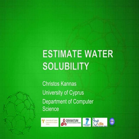 Estimate Water Solubility