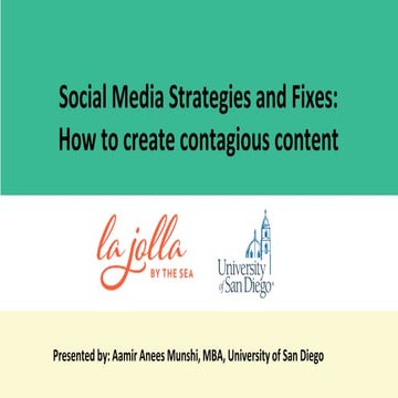 Social Media Strategies and Fixes