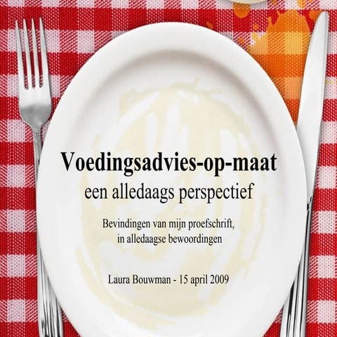 een alledaagse perspectief op gezond eten