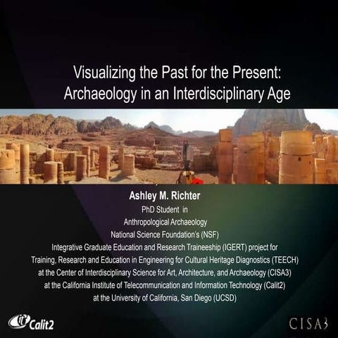 Visualizing the Past for the Present: A Summation of Interdisciplinary Digita...