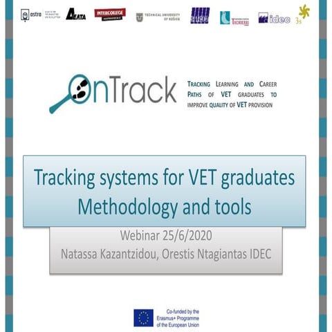 Tracking systems for VET graduates- methodology and tools